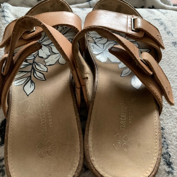 Naturalizer N5 Contiur woman’s tan sandals size 7.5 - Picture 4 of 9
